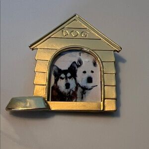 Jonette Jewelry company Gold Doghouse Brooch